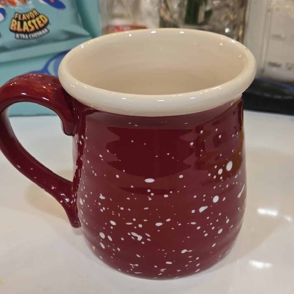 Classic Red Speckled Mug